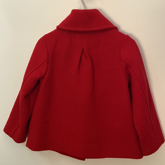 Kids Red PeaCoat - Picture 2 of 3
